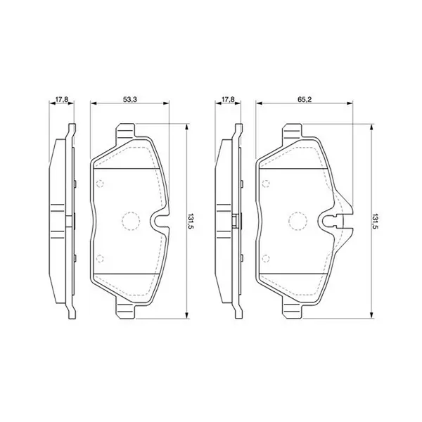 Bosch Front Brake Pad 0986494120