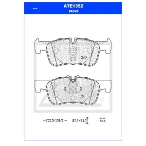 Ate Front Brake Pad ATE1352