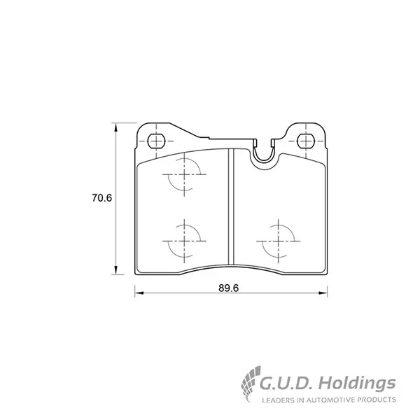 Safeline Front Brake Pad D292