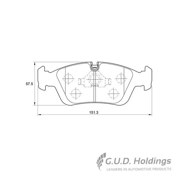 Safeline Front Brake Pad D3009