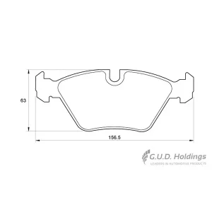 Safeline Front Brake Pad D3081