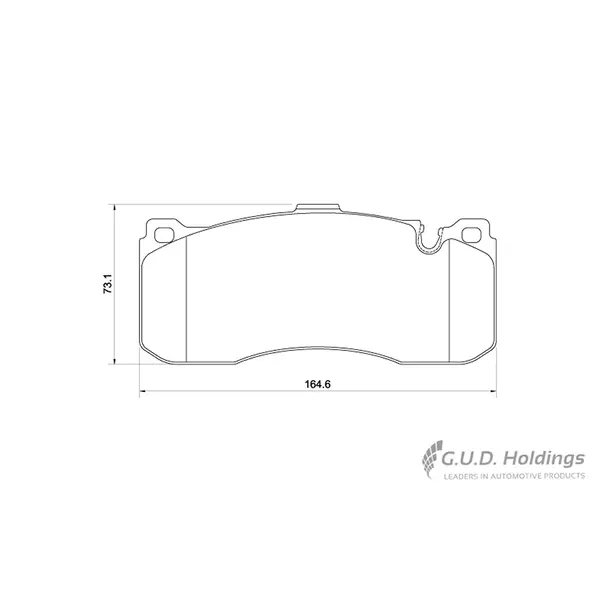 Safeline Front Brake Pad D3929