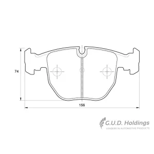 Safeline Front Brake Pad D4041