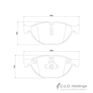 Safeline Front Brake Pad D4203