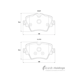 Safeline Front Brake Pad D4218