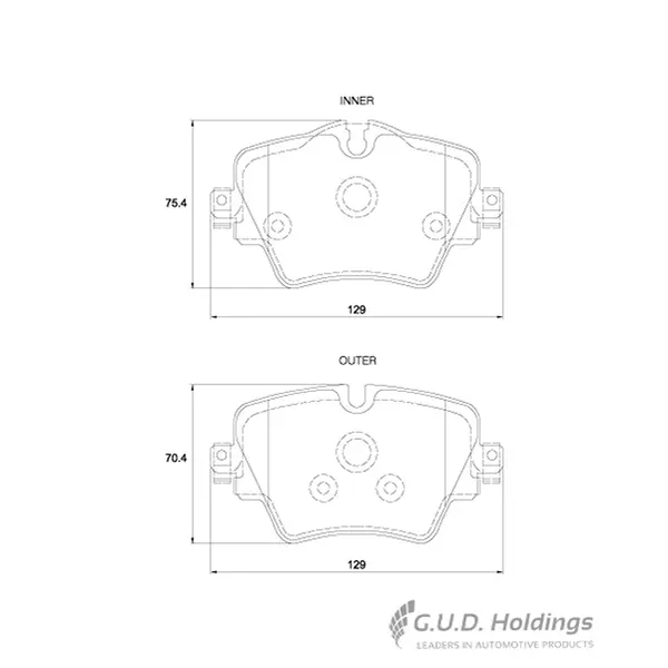 Safeline Front Brake Pad D4218