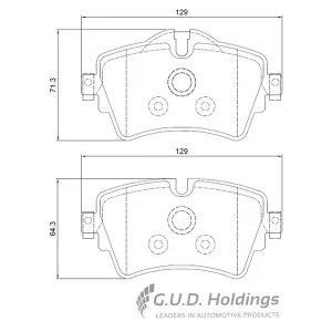 Safeline Front Brake Pad D4289