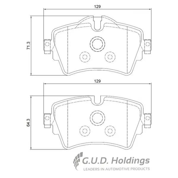 Safeline Front Brake Pad D4289