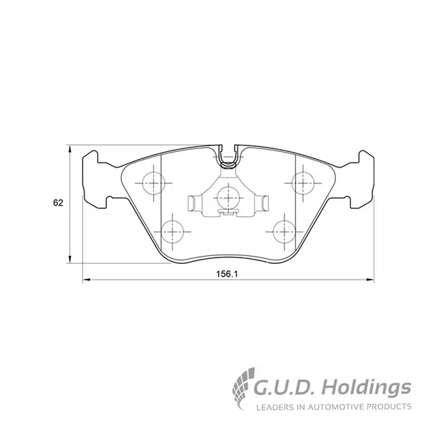 Safeline Front Brake Pad D993