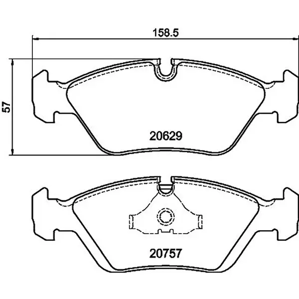Ferodo Front Brake Pad FDB256