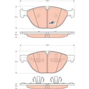 Trw Front Brake Pad GDB1728