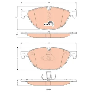 Trw Front Brake Pad GDB1838