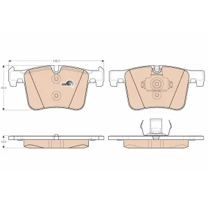 Trw Front Brake Pad GDB1942