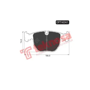 Optima Front Brake Pad OPT4041