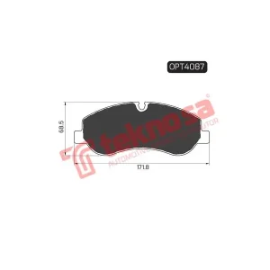 Optima Front Brake Pad OPT4087