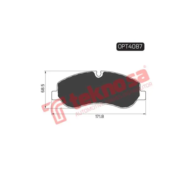 Optima Front Brake Pad OPT4087