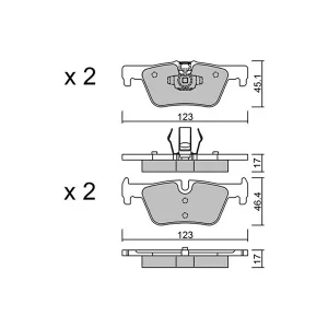 Bosch Rear Brake Pad 0986494554