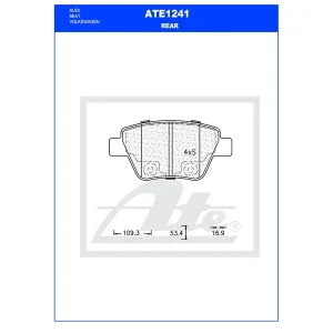 Ate Rear Brake Pad ATE1241