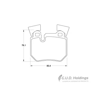 Safeline Rear Brake Pad D3930