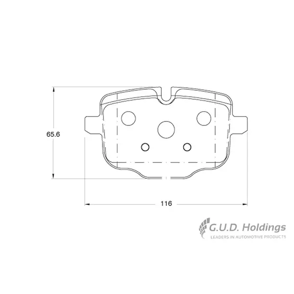 Safeline Rear Brake Pad D3995