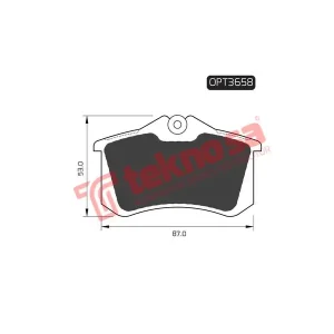 Optima Rear Brake Pad OPT3658