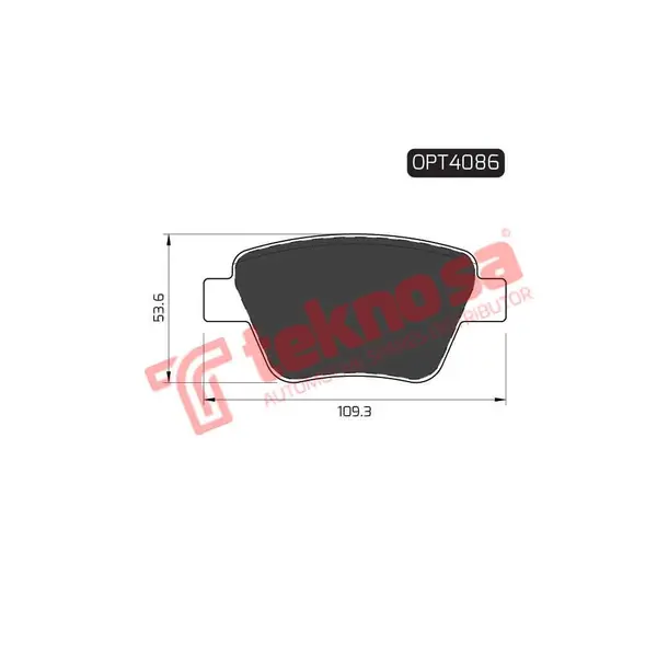 Optima Rear Brake Pad OPT4086