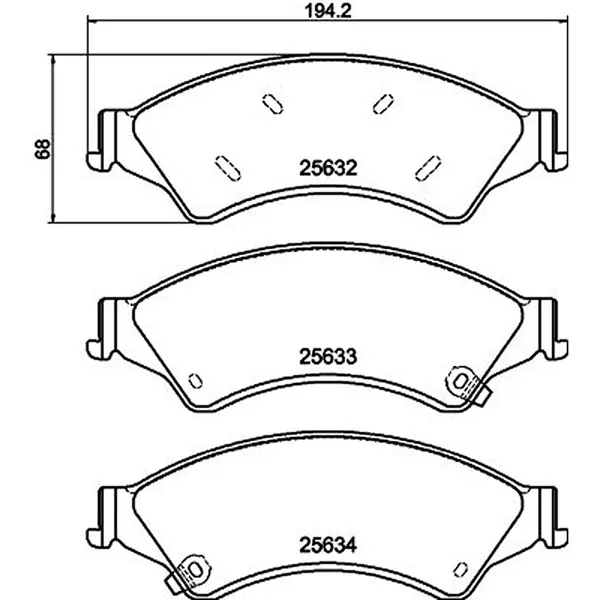 BRAKE PADS D3945 / 0986494791 / TX1109 / ATE1213