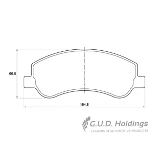 BRAKE PADS SAFELINE D3789 WITHOUT SENSOR