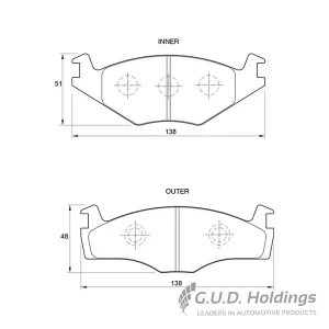 BRAKE PADS FRONT SAFELINE  D962