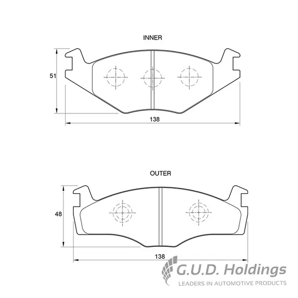 BRAKE PADS FRONT SAFELINE D962