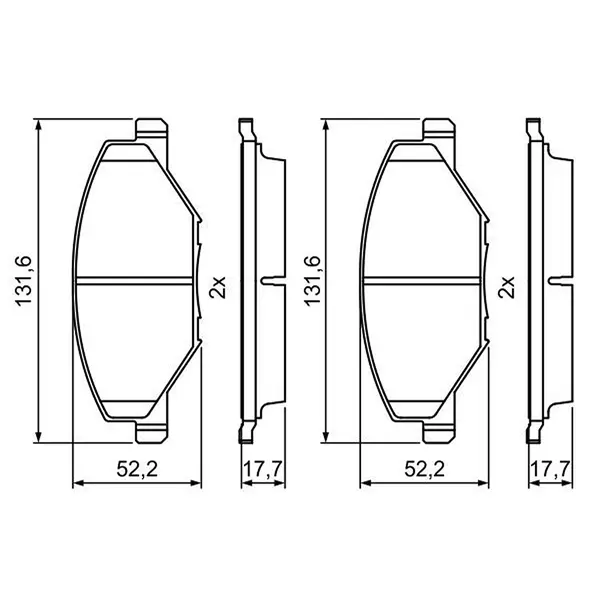 BRAKE PADS D4095 /FDB4590