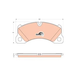 BRAKE PADS FDB4064 0986494206 0986494757 0986494787 0986TB3087