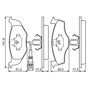 FDB1634 BRAKE PADS FRONT