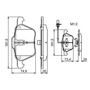 BRAKE PADS D3832 FDB1497