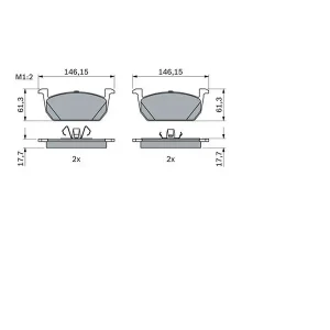 BRAKE PADS FRONT D4230