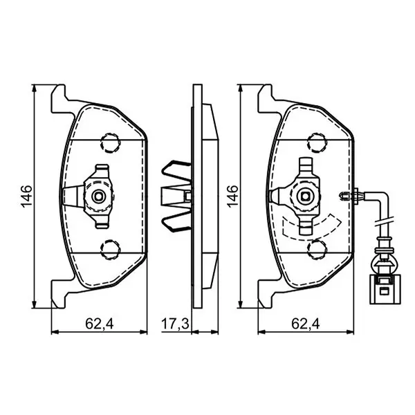 BRAKE PADS FDB4454 D4195 ATE1264