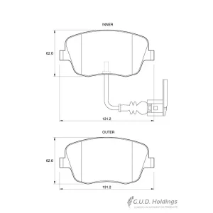 Safeline Brake Pads D3566