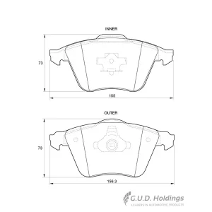 Safeline Brake Pads D3594