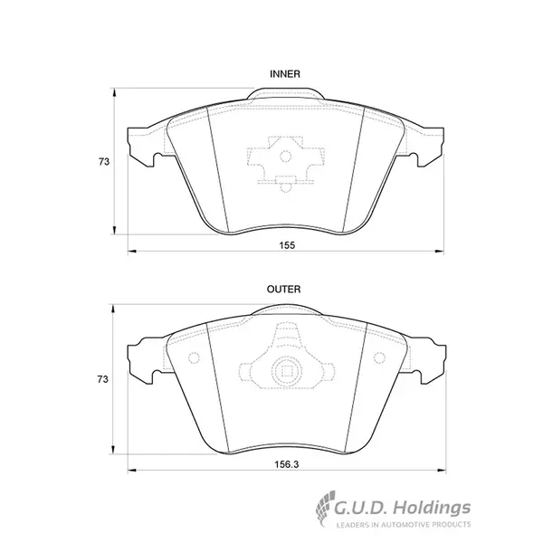 Safeline Brake Pads D3594