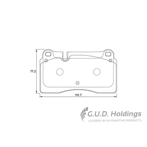 Safeline Brake Pads D3650