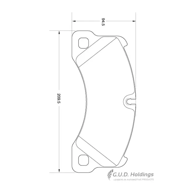 Safeline Brake Pads Front D4104