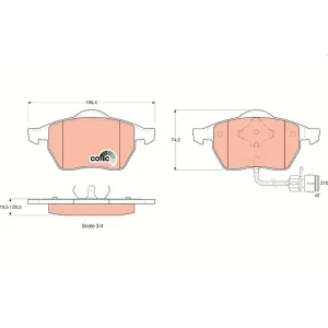 TRW Brake Pads GDB1049