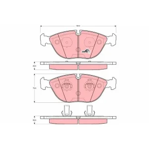 TRW Brake Pads GDB1285