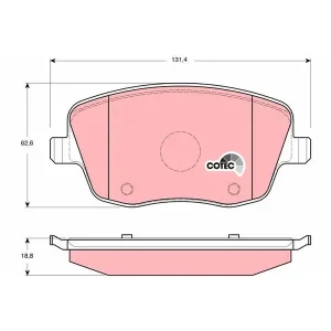 TRW Brake Pads GDB1414