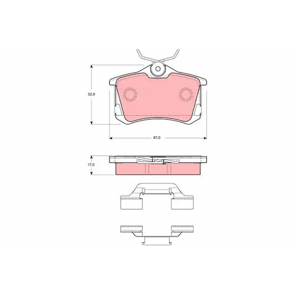 TRW Brake Pads GDB1416