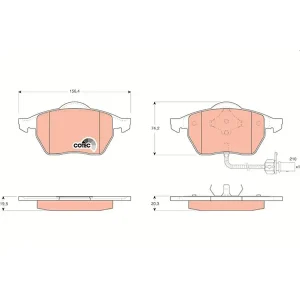 TRW Brake Pads GDB1440