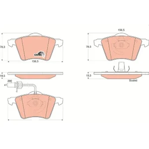 TRW Brake Pads GDB1538