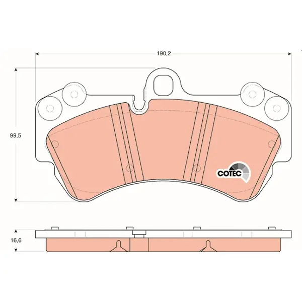TRW Brake Pads GDB1547