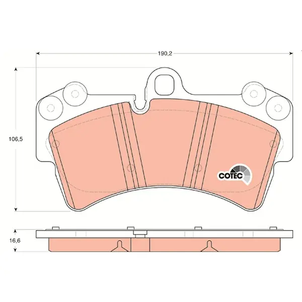TRW Brake Pads GDB1548
