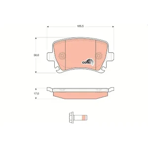 TRW Brake Pads GDB1622